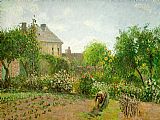 The Artist's Garden at Eragny by Camille Pissarro